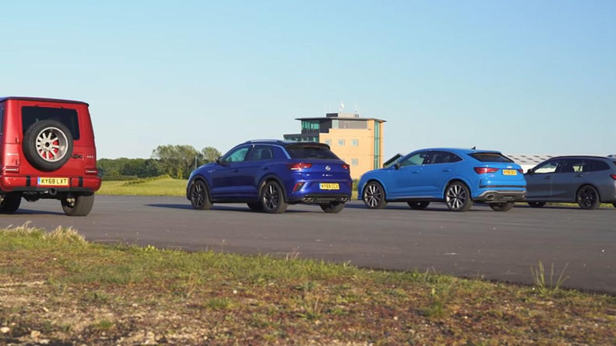 Farklı Kulvarlardan 4 Alman Otomobili, Drag Yarışında Karşı Karşıya Geldi (Video)