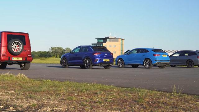 Farklı Kulvarlardan 4 Alman Otomobili, Drag Yarışında Karşı Karşıya Geldi (Video)