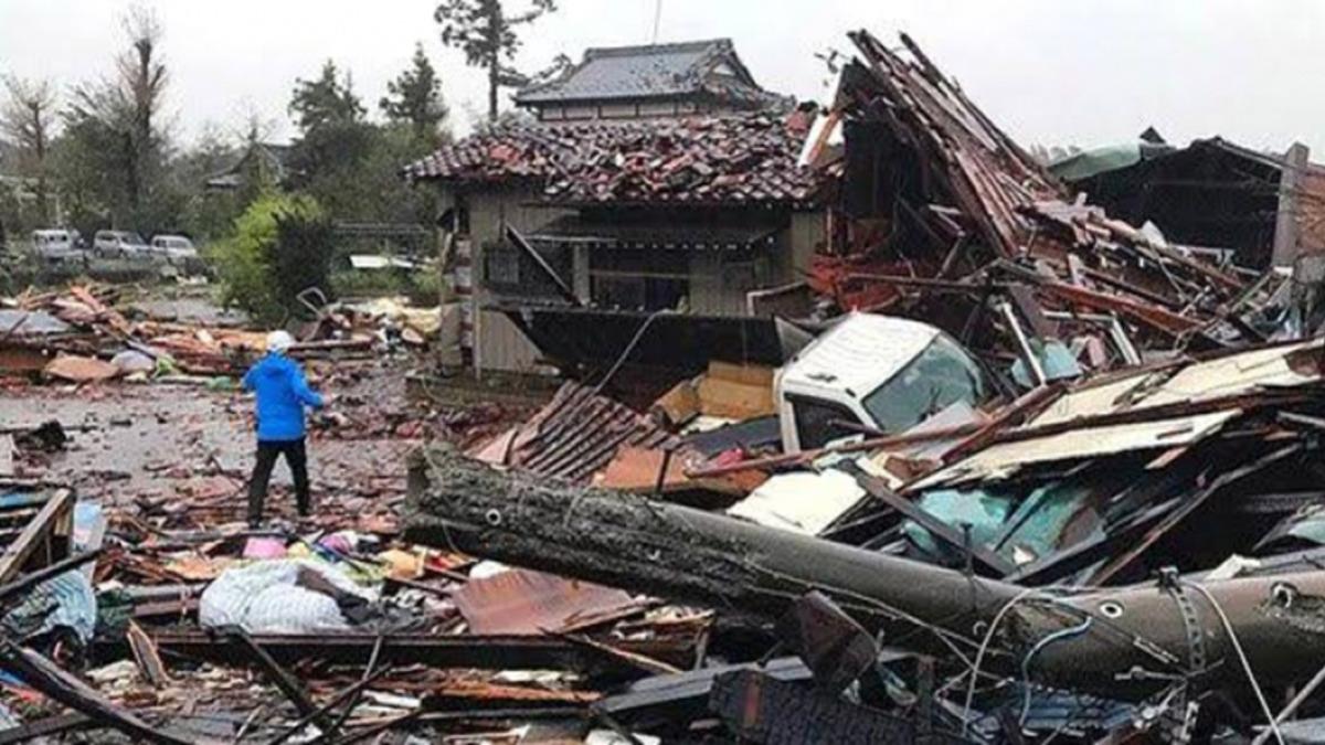 Japonya’yı Vuran Tayfun Sonrası Ortaya Çıkan, Kıyamet Filmlerini Andıran Görüntüler