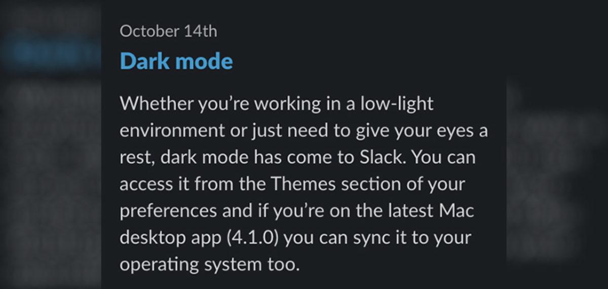 Slack, Beklenen Karanlık Mod Özelliğine Sonunda Kavuştu
