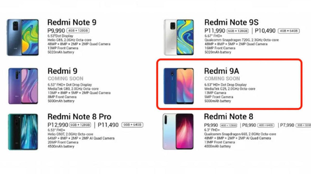 Redmi 9A’nın Tasarımı ve Özellikleri Bir Broşürde Ortaya Çıktı