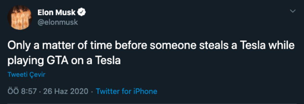 Elon Musk, Rockstar Games ve GTA V ile Dalga Geçti