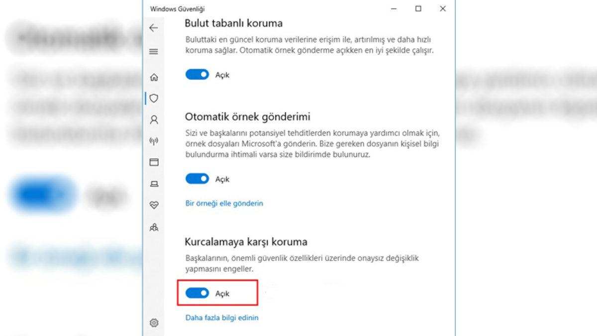Microsoft’un, Windows 10’lu Her PC’ye Eklediği ’Kurcalama Koruması’ Nedir?