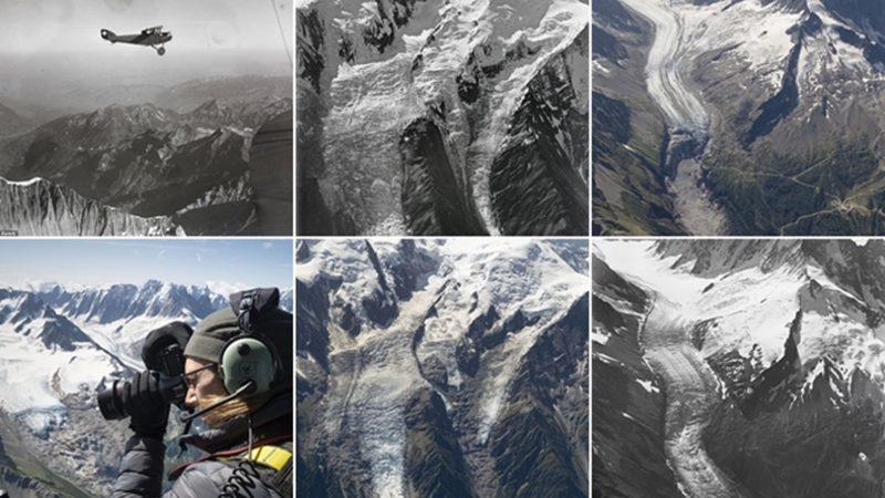 Alplerin 100 Yıldaki Buz Kaybını Ortaya Koyan İçler Acısı Kuş Bakışı Fotoğraflar