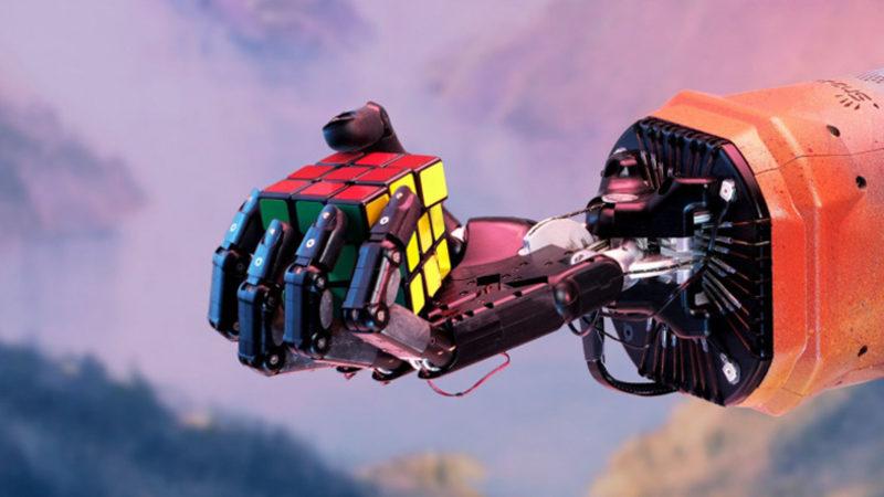 Kendi Kendine Zeka Kübü Çözmeyi Öğrenen Robotik El (Video)