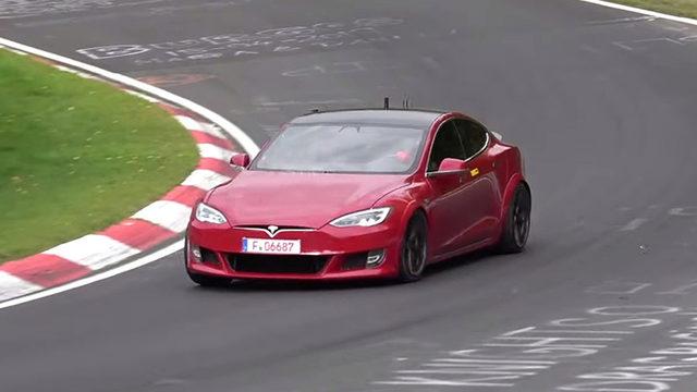 Yeni Tesla Model S ’Plaid’ Prototipi Nürburgring Pistinde Görüldü (Video)