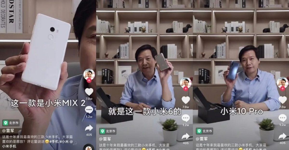 Xiaomi’nin CEO’su, Üç Favori Akıllı Telefonunu Açıkladı