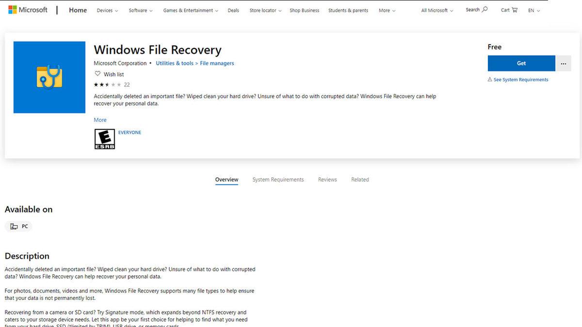 Microsoft’un Silinen Dosyalarınızı Geri Getiren Ücretsiz Yazılımı: Windows File Recovery