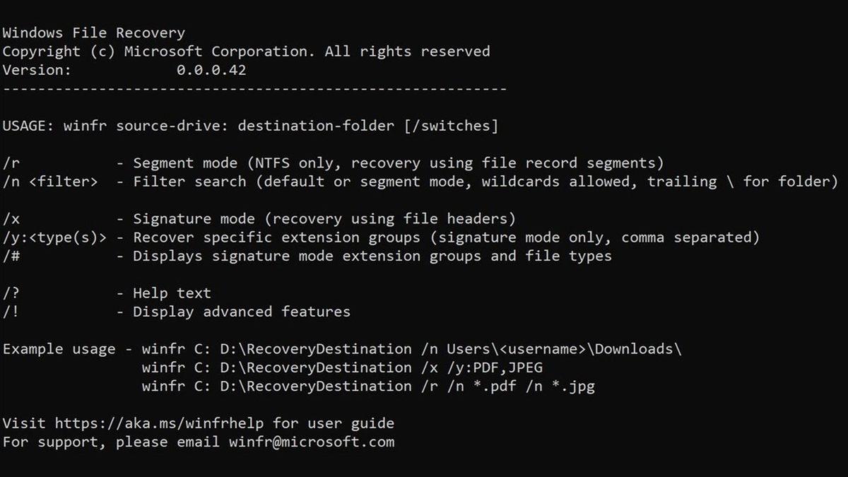 Microsoft’un Silinen Dosyalarınızı Geri Getiren Ücretsiz Yazılımı: Windows File Recovery