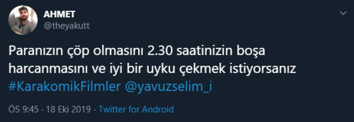 Karakomik Filmler’i İzleyenlerden Gelen İlk Yorumlar