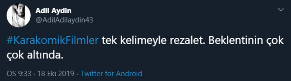 Karakomik Filmler’i İzleyenlerden Gelen İlk Yorumlar