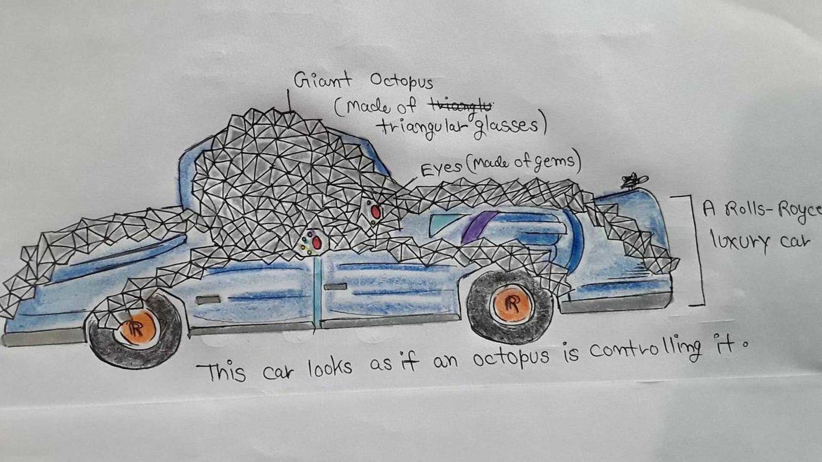 Rolls-Royce, 8 Yaşındaki Çocuğun Elle Çizdiği Otomobili 3D Konsepte Dönüştürdü