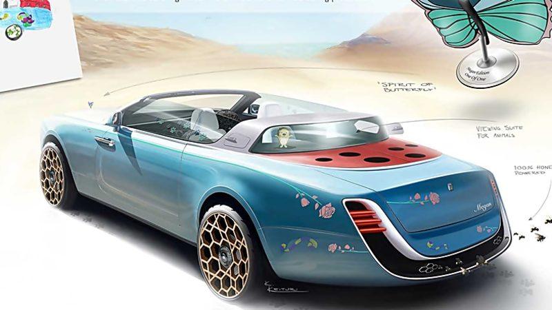 Rolls-Royce, 8 Yaşındaki Çocuğun Elle Çizdiği Otomobili 3D Konsepte Dönüştürdü