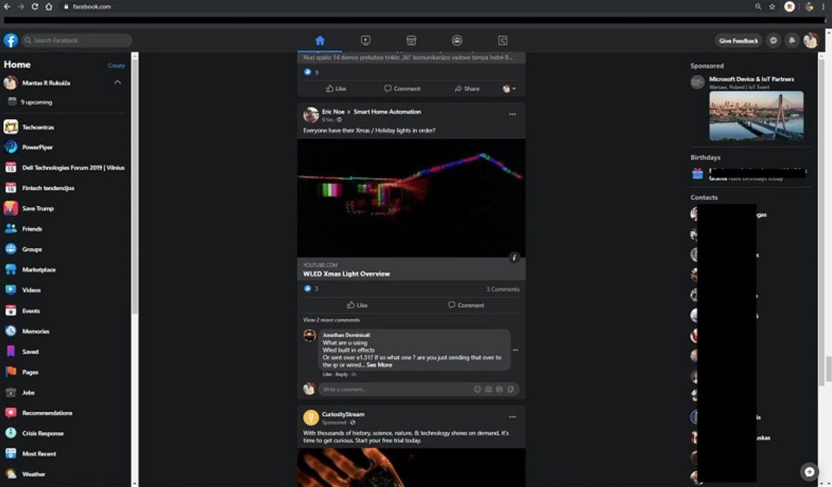 Facebook, Karanlık Modu Test Ediyor: İşte Ekran Görüntüleri