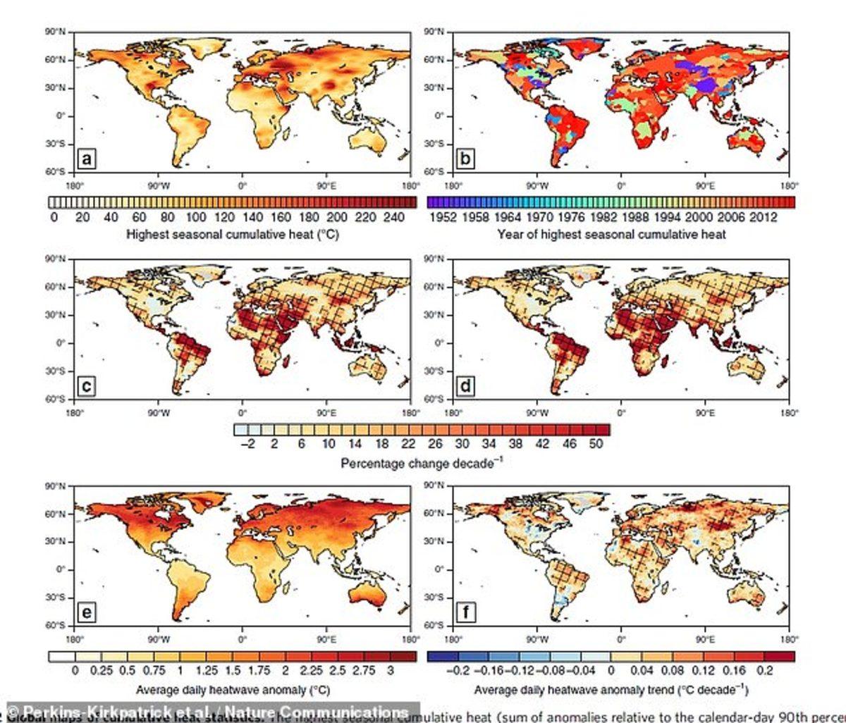 Yeni Bir Araştırma, Sıcak Hava Dalgalarının Sıklığının ve Süresinin Arttığını Ortaya Çıkardı