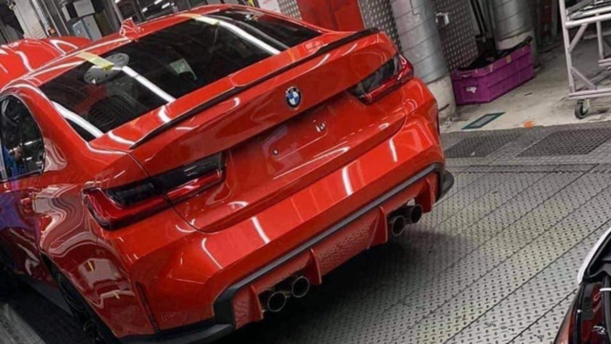 Yeni Nesil BMW M3, Ateş Kırmızısı Rengiyle Kanlı Canlı Görüntülendi