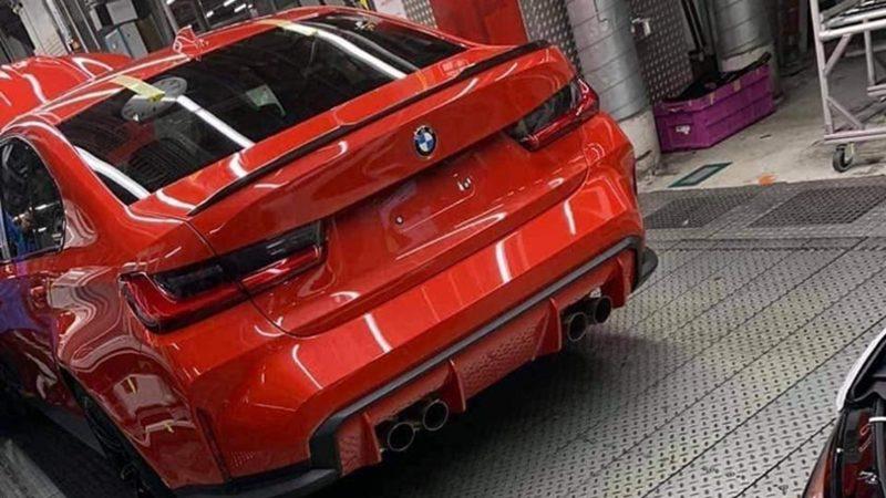 Yeni Nesil BMW M3, Ateş Kırmızısı Rengiyle Kanlı Canlı Görüntülendi