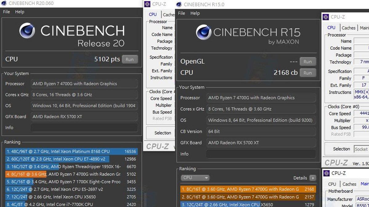 AMD’nin Amiral Gemisi APU’su Ryzen 7 4700G’nin Benchmark Testi Ortaya Çıktı