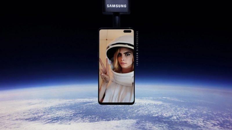 Samsung, SpaceSelfie Kampanyasının İlk Selfiesini Uzaya Gönderdi