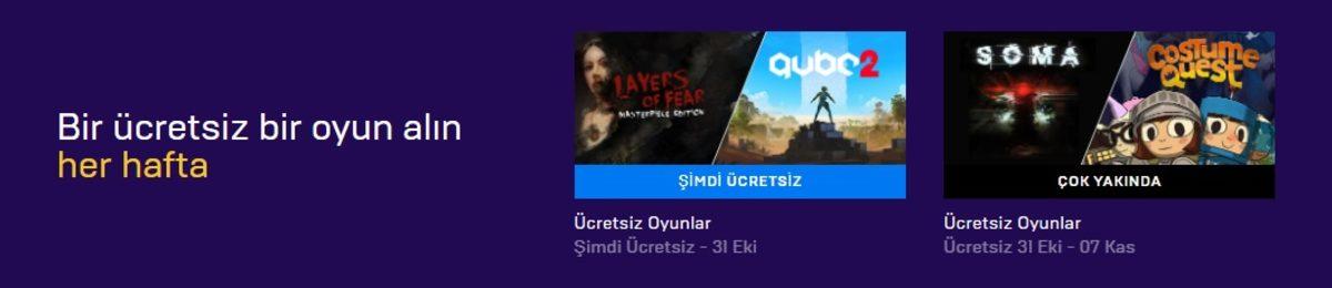 Steam Fiyatı 71 TL Olan 2 Oyun Epic Games’te Ücretsiz Oldu