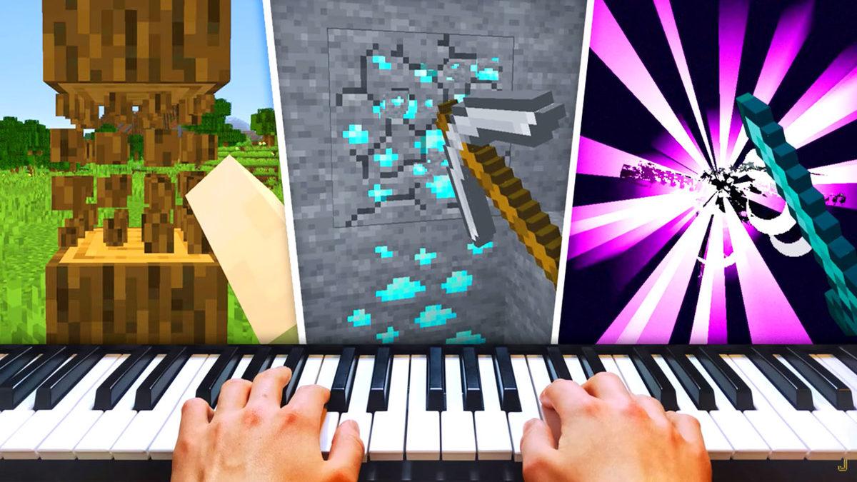 Bir Oyuncu, Yalnızca Piyano Tuşlarını Kullanarak Minecraft’ı Bitirdi (Video)