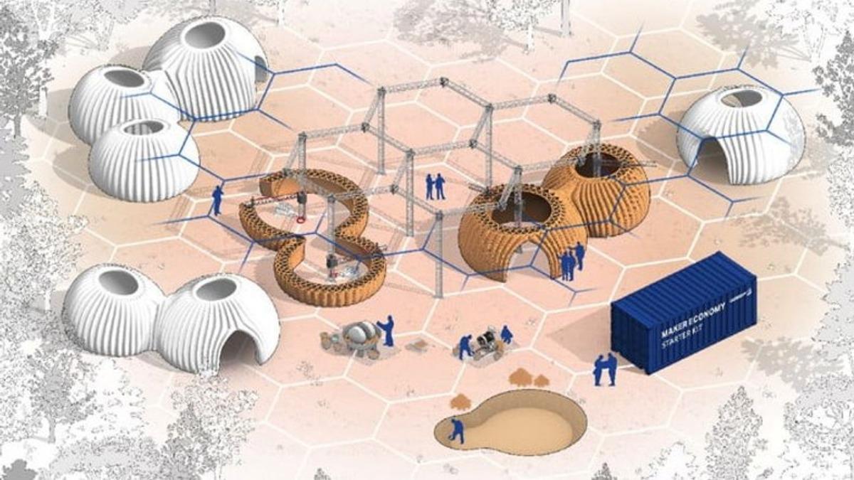 Geleceğin Evi Olmaya Aday, 3 Boyutlu Yazıcı Eseri Kovan