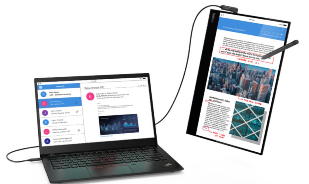 Lenovo, Kalemle Çizim Desteği Olan Taşınabilir Ekranı ’ThinkVision M14t’yi Duyurdu