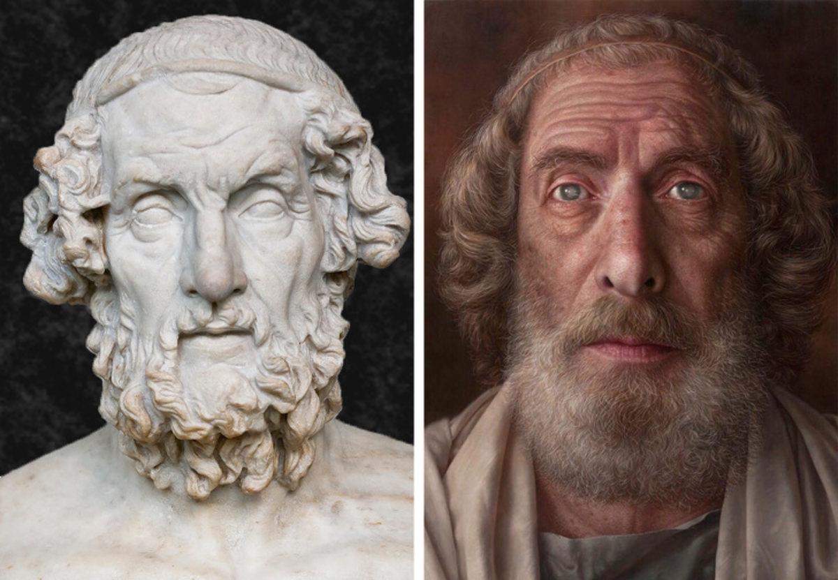 Ünlü Heykelleri Gerçek Hayata Döndüren Ressamın Muhteşem Çalışmaları