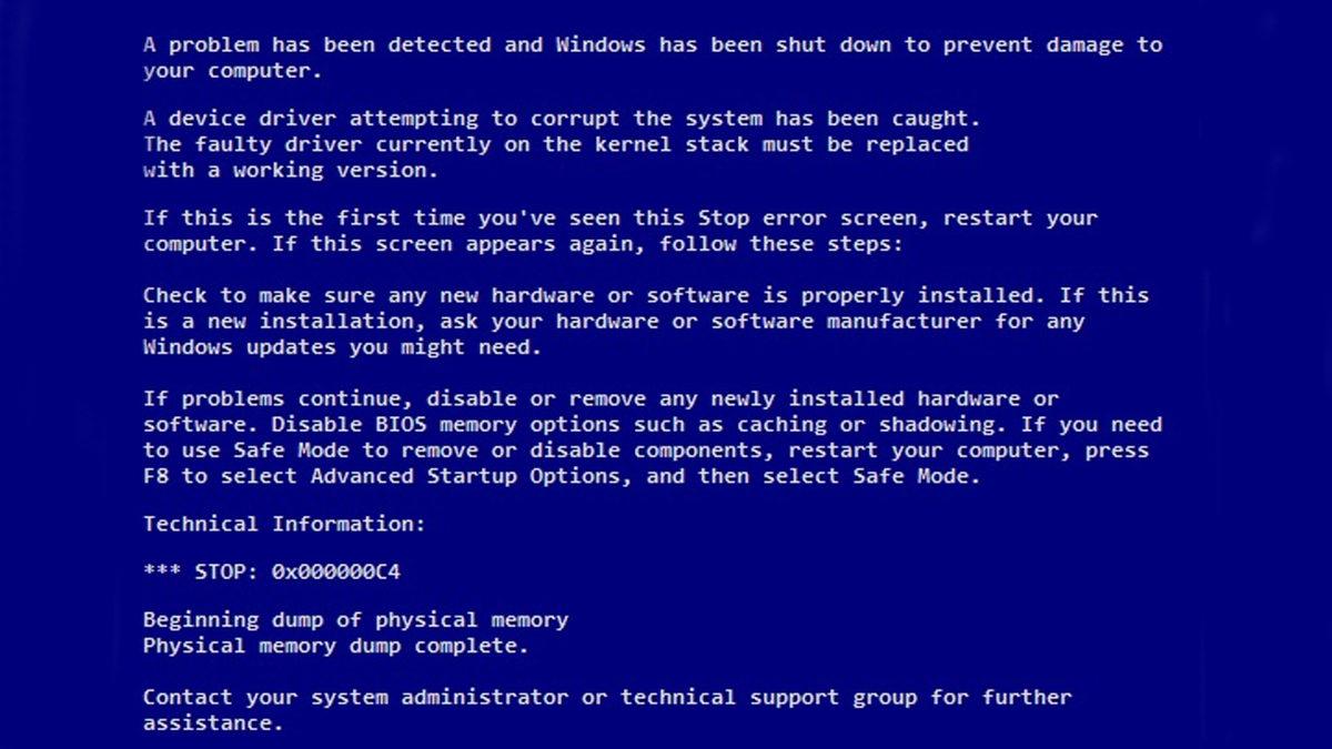 Windows 10’un Mavi Ekran Vermesine Neden Olan 10 Hata ve Çözümleri