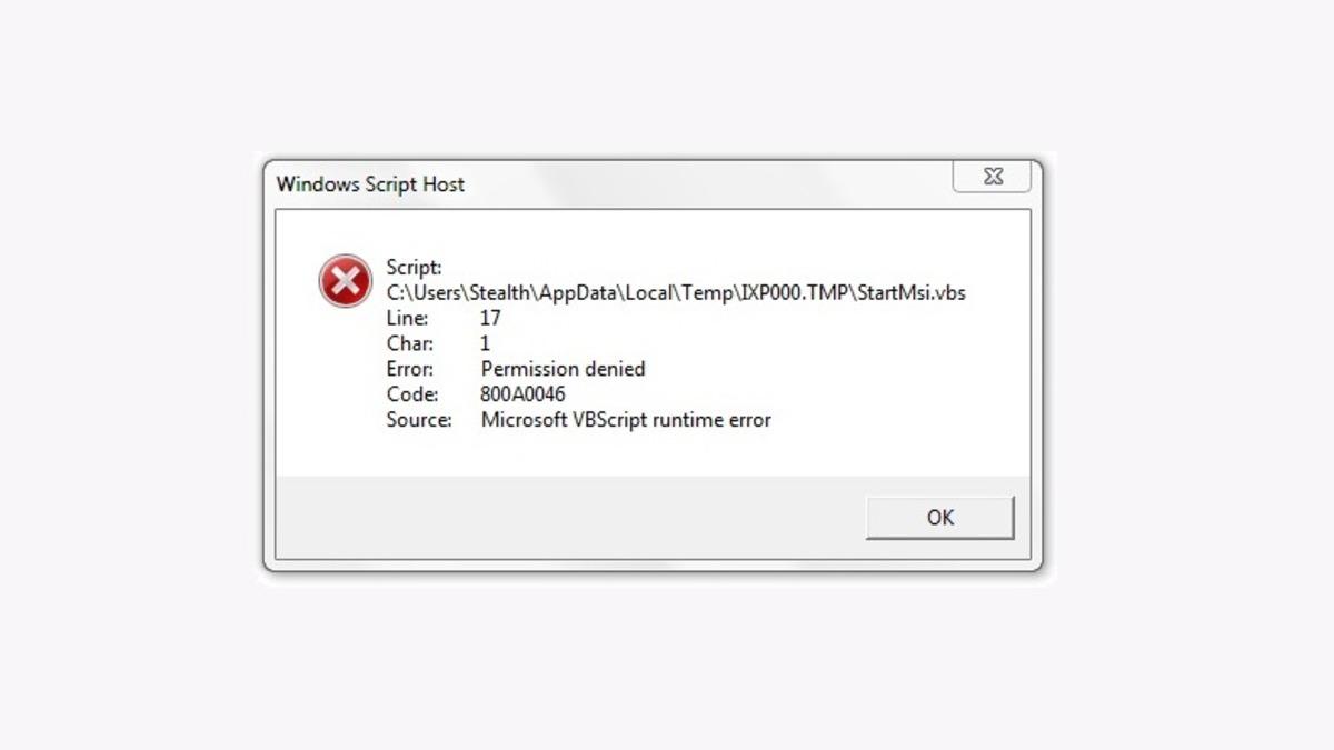 Windows Script Host Hatası Nasıl Çözülür?