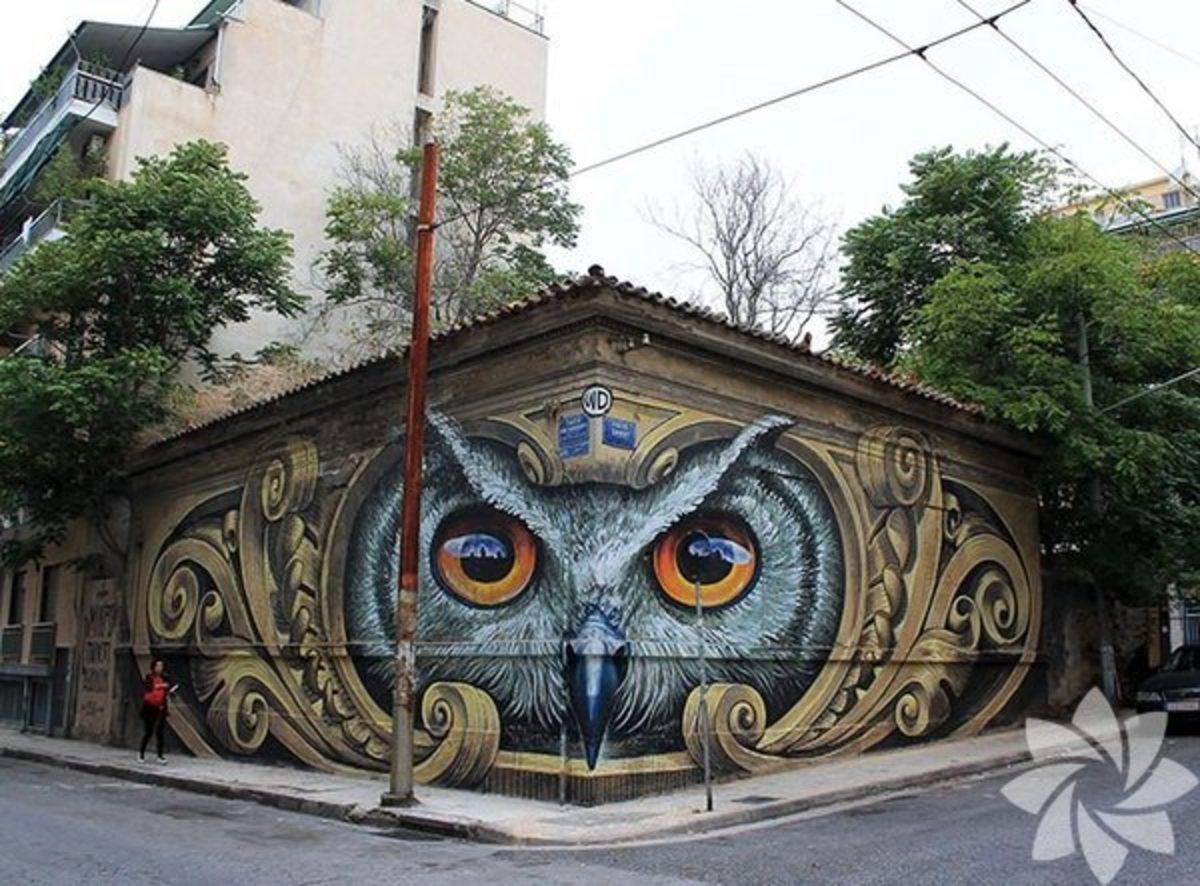 Koskoca Binaları Adeta Tuvale Dönüştüren 10 Başarılı Duvar Boyama Sanatı