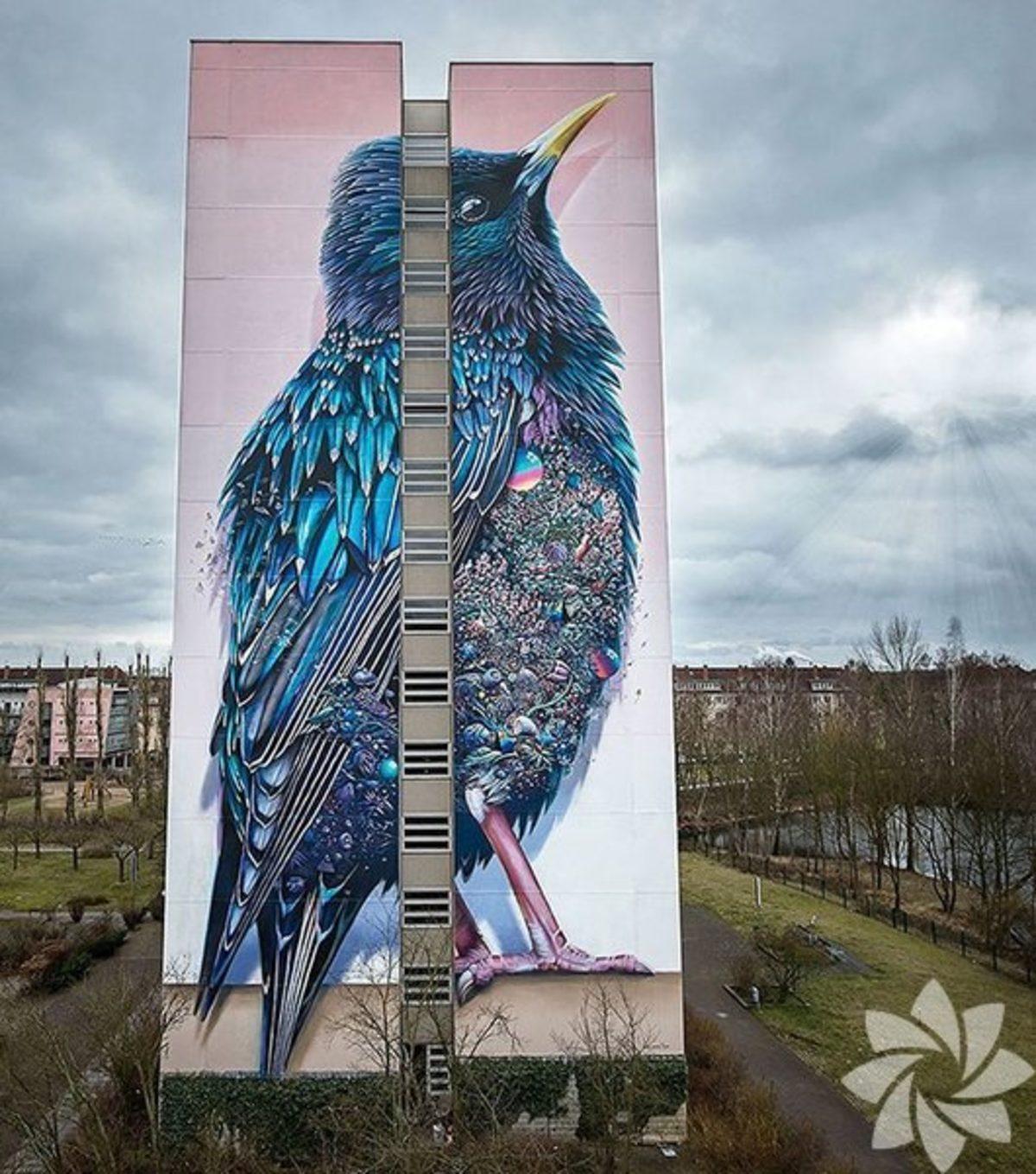 Koskoca Binaları Adeta Tuvale Dönüştüren 10 Başarılı Duvar Boyama Sanatı