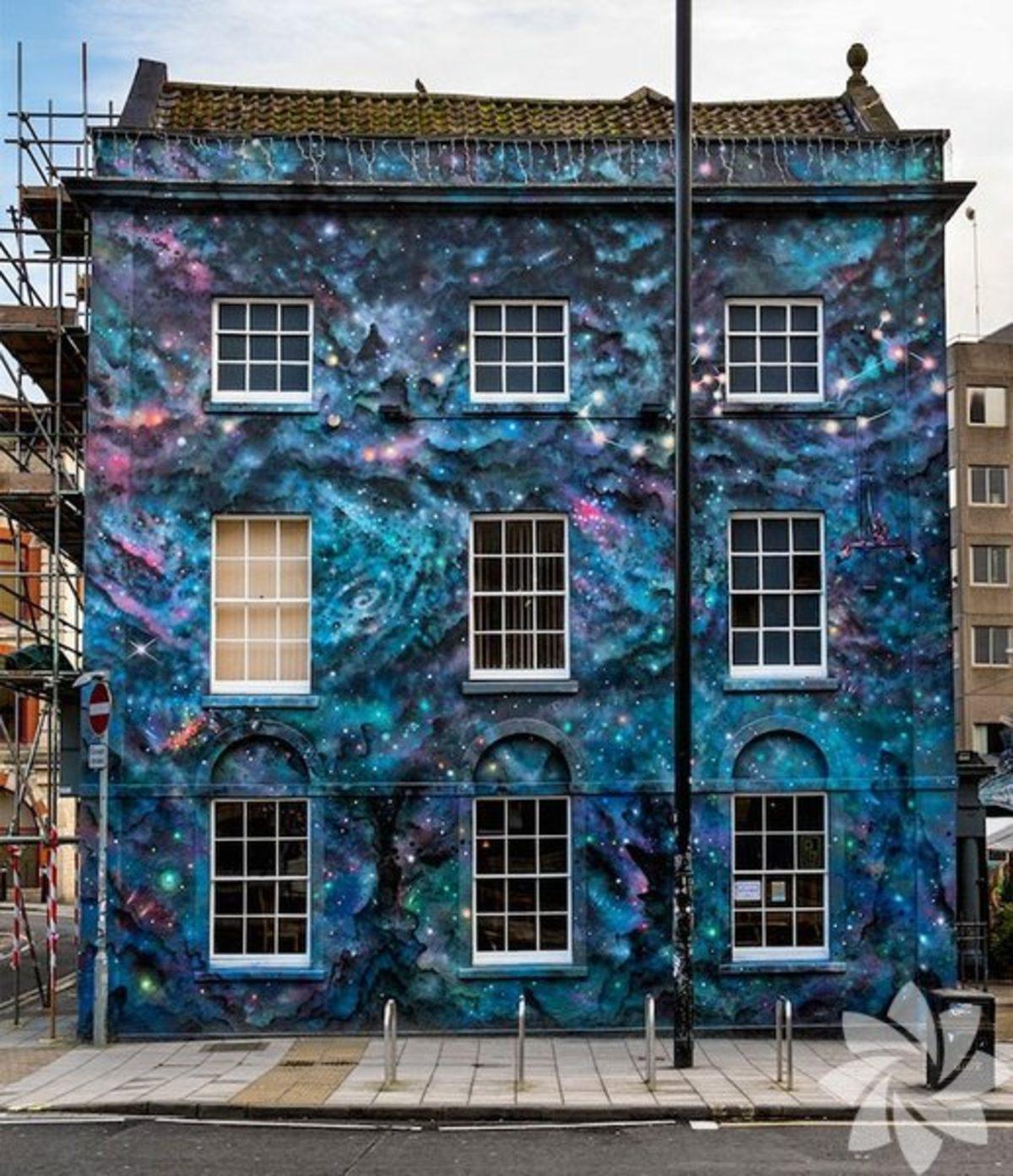 Koskoca Binaları Adeta Tuvale Dönüştüren 10 Başarılı Duvar Boyama Sanatı