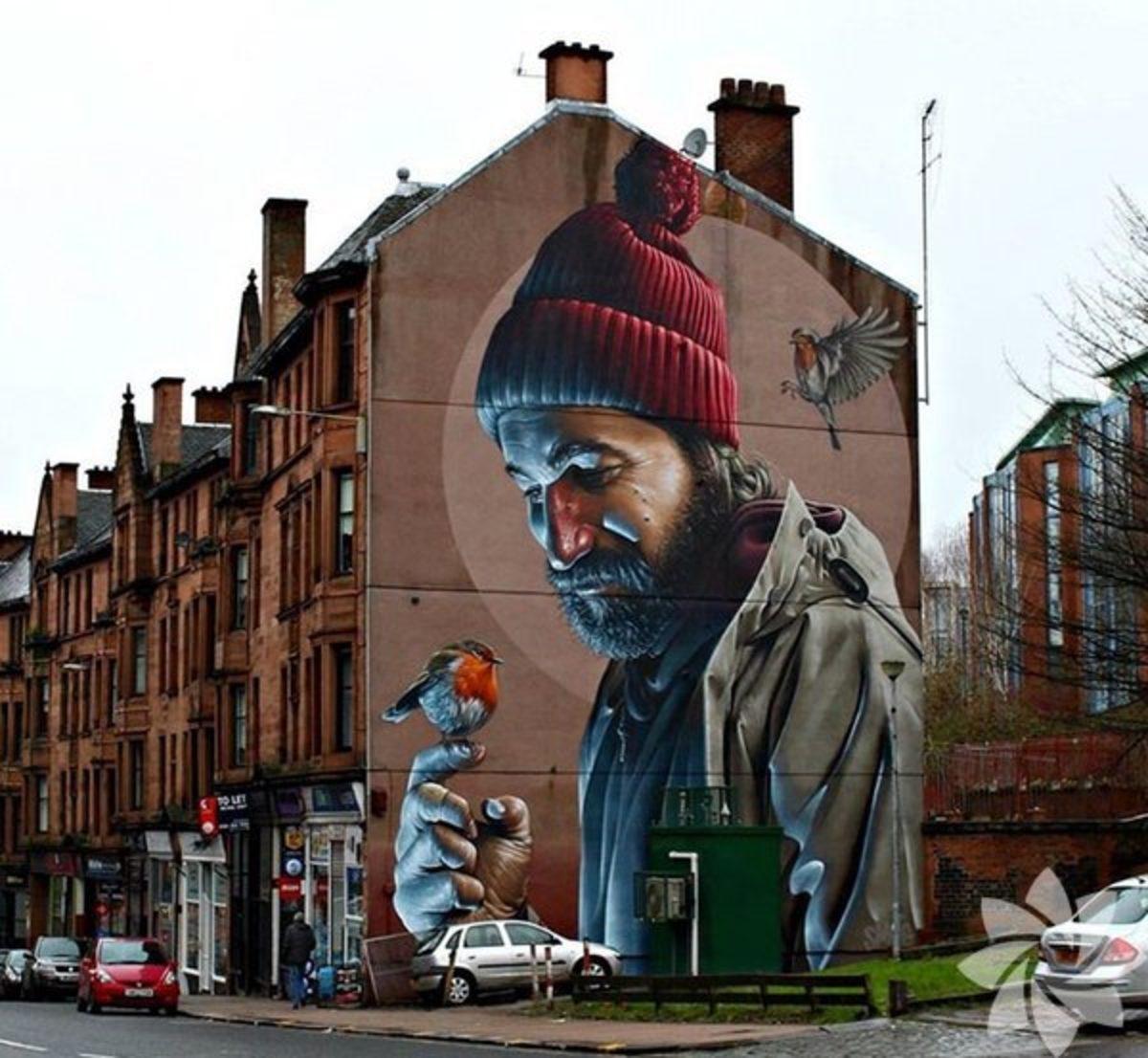 Koskoca Binaları Adeta Tuvale Dönüştüren 10 Başarılı Duvar Boyama Sanatı