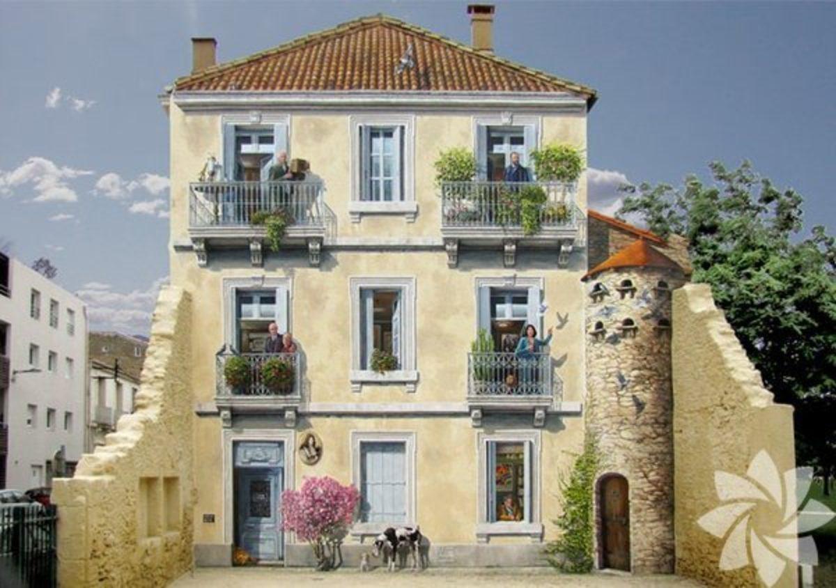 Koskoca Binaları Adeta Tuvale Dönüştüren 10 Başarılı Duvar Boyama Sanatı