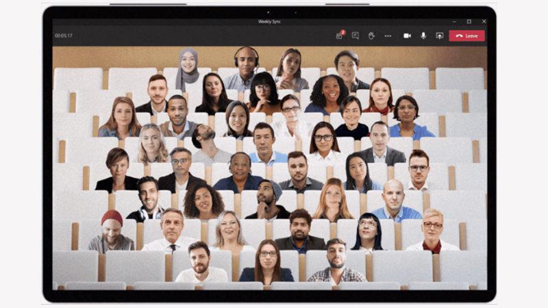 Microsoft Teams’e Kullanıcıları Yan Yana Gibi Gösteren ’Together’ Modu Geldi