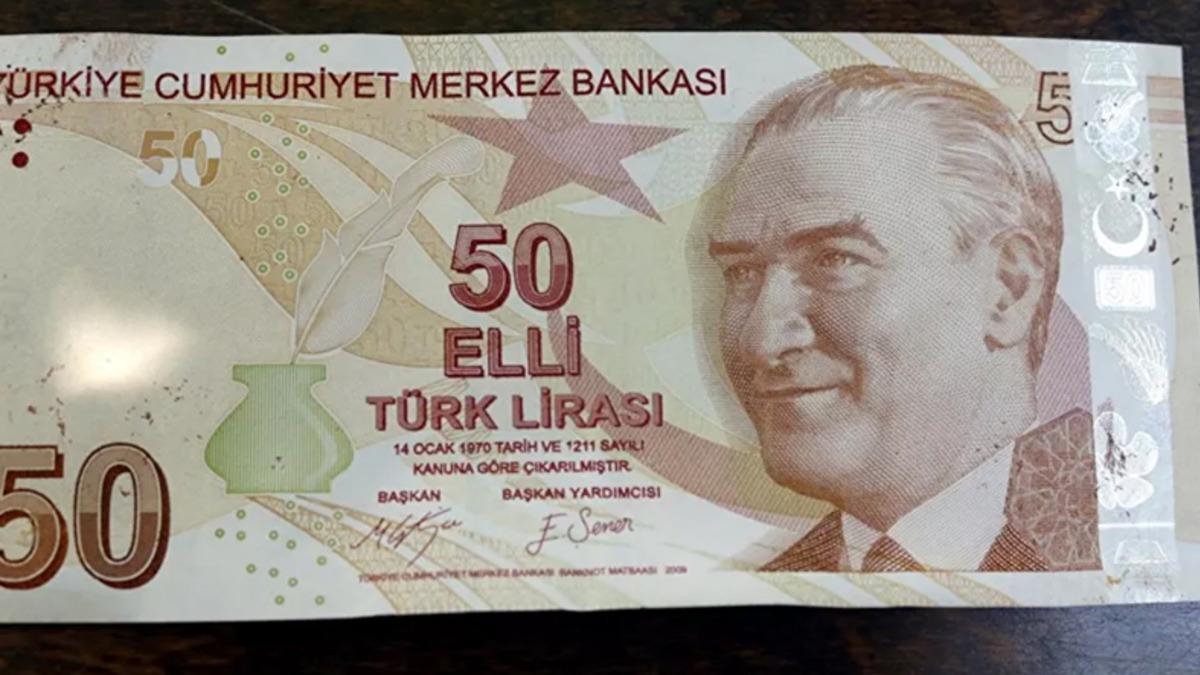 Hatalı Basılmış 50 TL’lik Banknota 75 Bin TL Teklif Ediliyor
