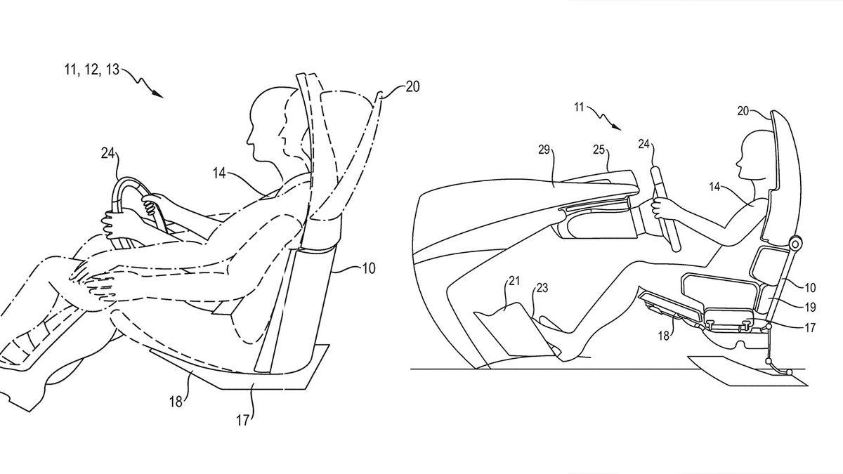 Porsche’nin Otonom Araçlarda Kullanacağı Koltuk Patenti Ortaya Çıktı