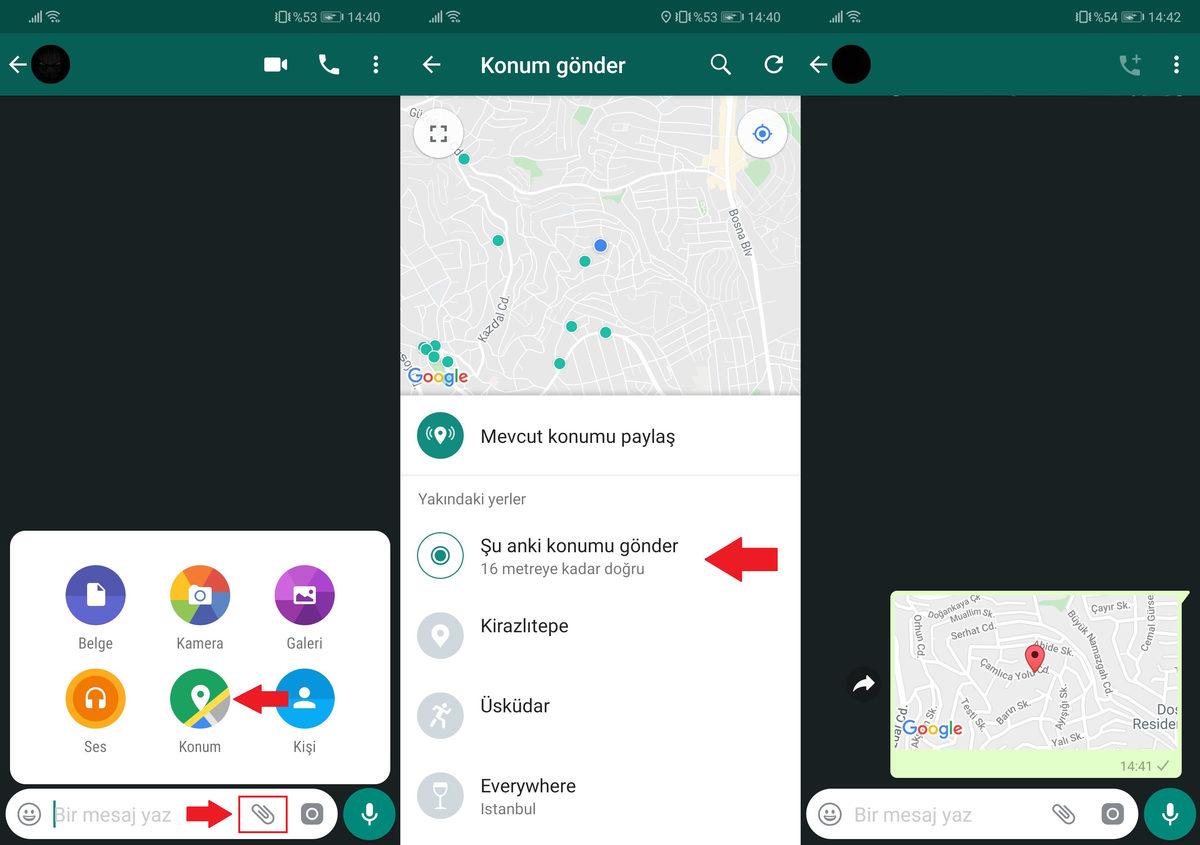 WhatsApp Konum Atma Nasıl Yapılır?