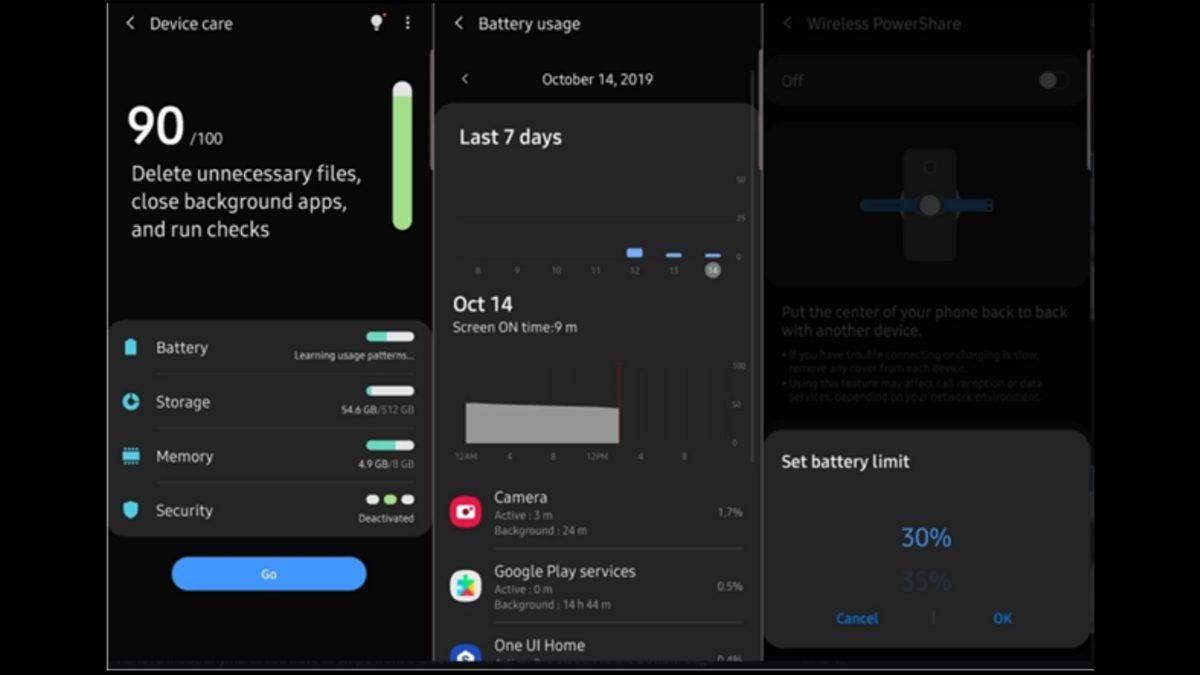 Android 10 Tabanlı Samsung Telefon Arayüzü OneUI 2.0 ile Gelecek Yenilikler