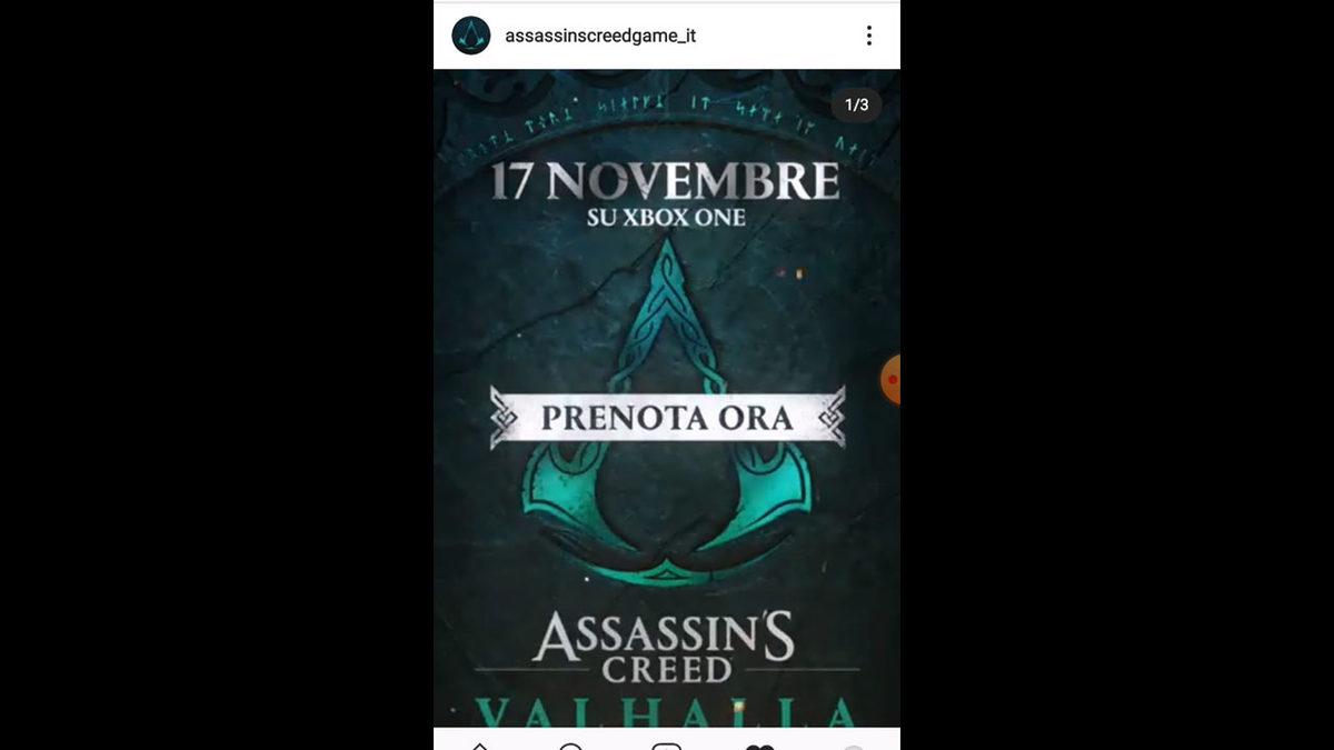 Assassin’s Creed Valhalla’nın Çıkış Tarihi, Yanlışlıkla Instagram Resmi Hesabında Paylaşıldı