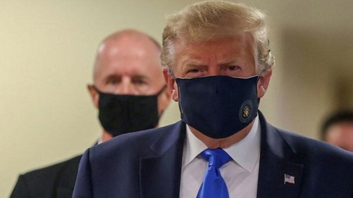 ‘Maske Takmam’ Diyen Donald Trump, İlk Kez Maske Taktı