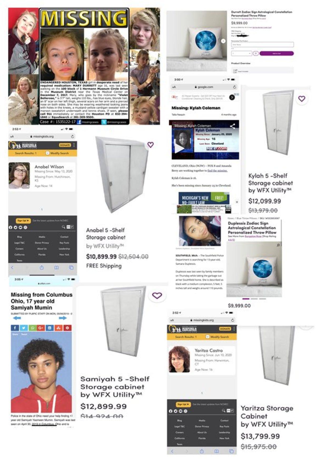 ABD’de Kaybolan Çocuklarla Aynı İsme Sahip Ürünler İnternetten Satışa Çıkarıldı: İşte Kan Donduran İddianın Detayları