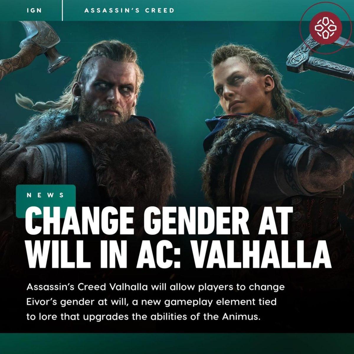 Assassin’s Creed: Valhalla’da Eivor’un Cinsiyeti İstendiği Zaman Değiştirilebilecek