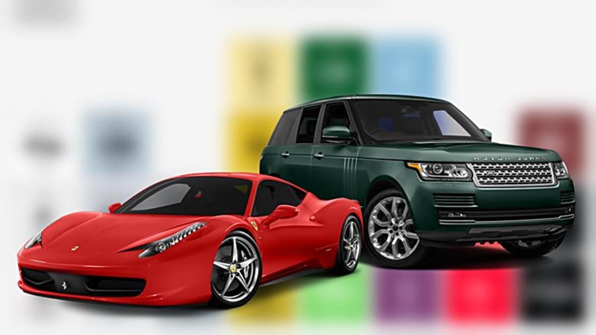 Bazı Otomobillerin İkonik Renkleriyle Oluşturulmuş ’Gearodik’ Tablo