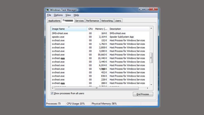 Görev Yöneticisindeki Svchost.exe Nedir, Ne İşe Yarar?