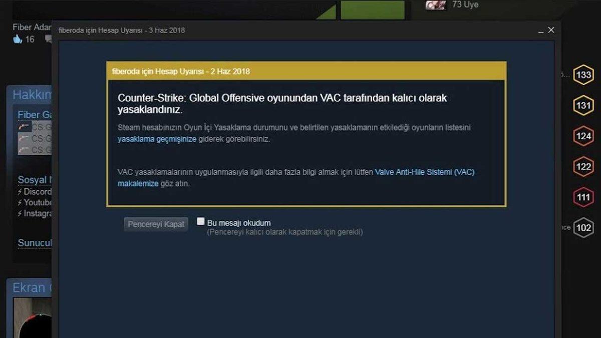 CS:GO ’VAC Oyun Oturumunuzu Doğrulayamadı’ Hatası ve Çözümü