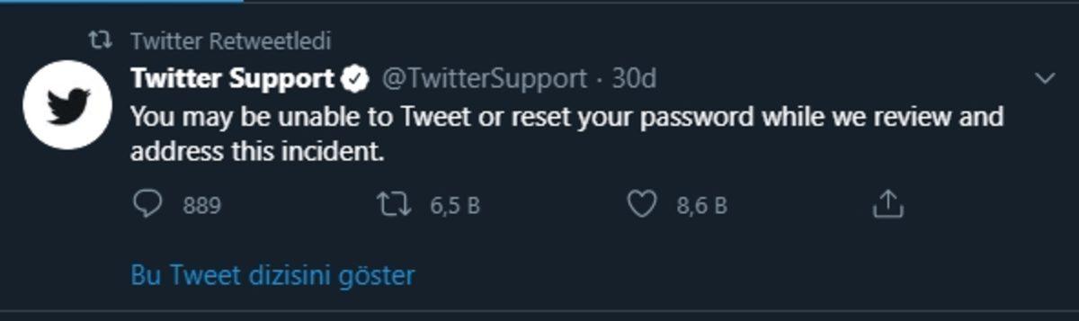 Hackerları Durduramayan Twitter, Doğrulanmış Hesapların Tweet Atmasını Engelledi
