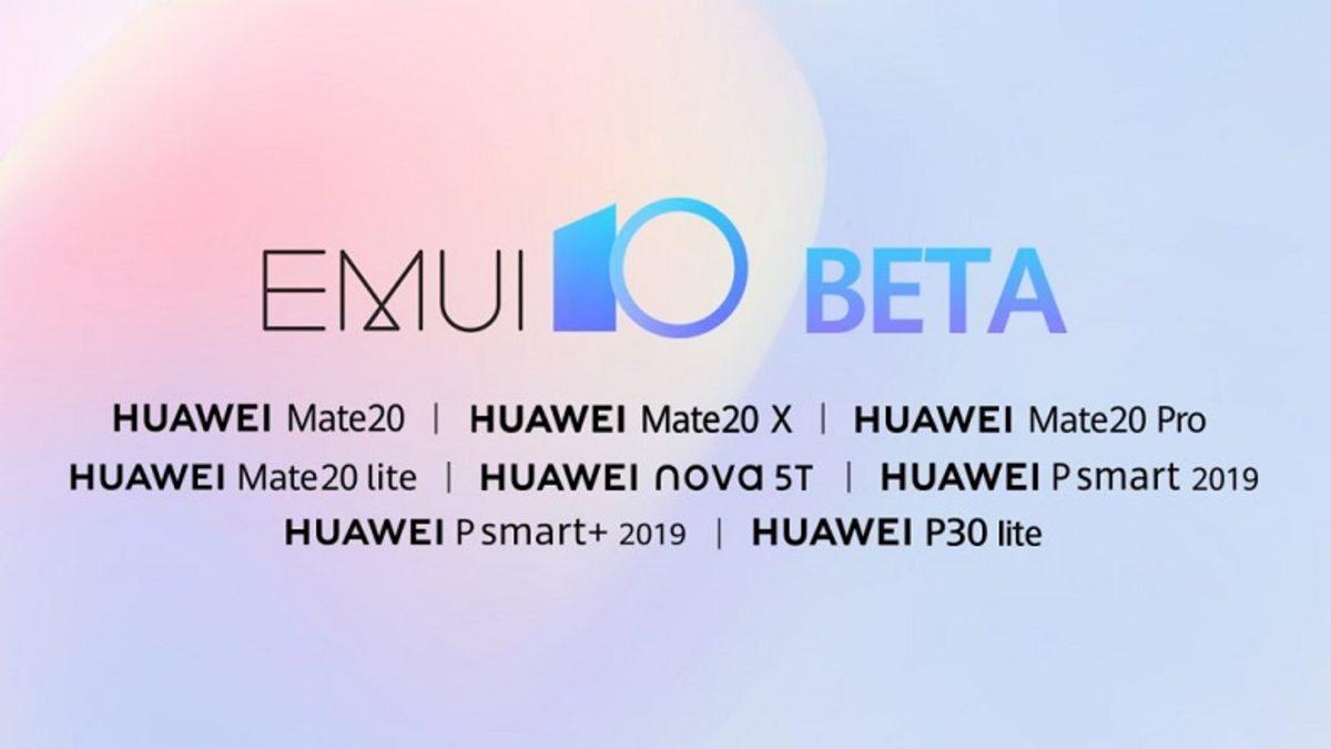 Huawei, 8 Yeni Modele EMUI 10 Beta Sürümü Yayınladı