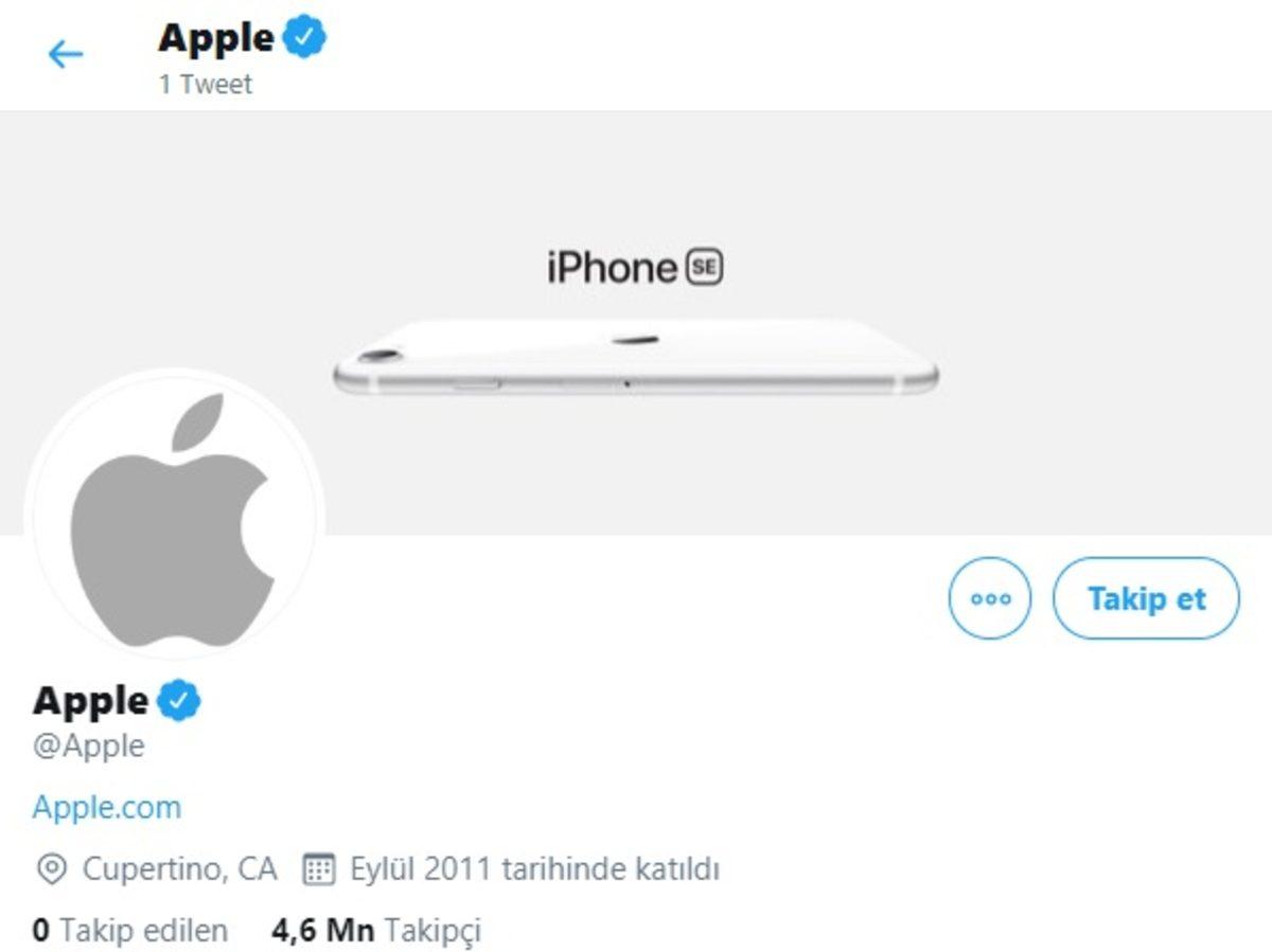 Apple’ın Resmi Twitter Hesabından İlk Paylaşım, Bilgisayar Korsanı Tarafından Yapıldı